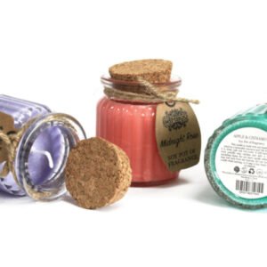 Pote velas de Soja para fragrância ecologicas.